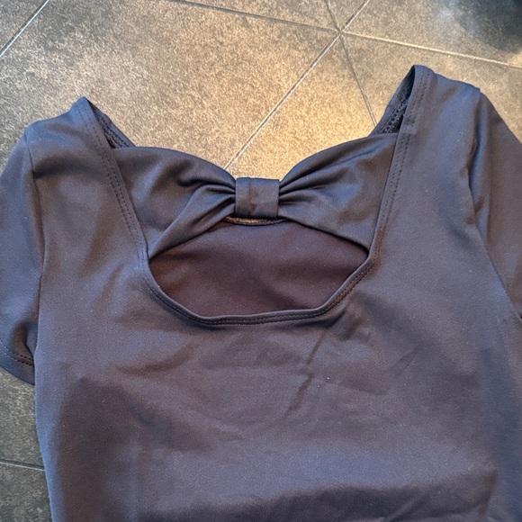 Justice Black Kids One Piece leotard ⭕️2 for $15⭕️ - Picture 4 of 6